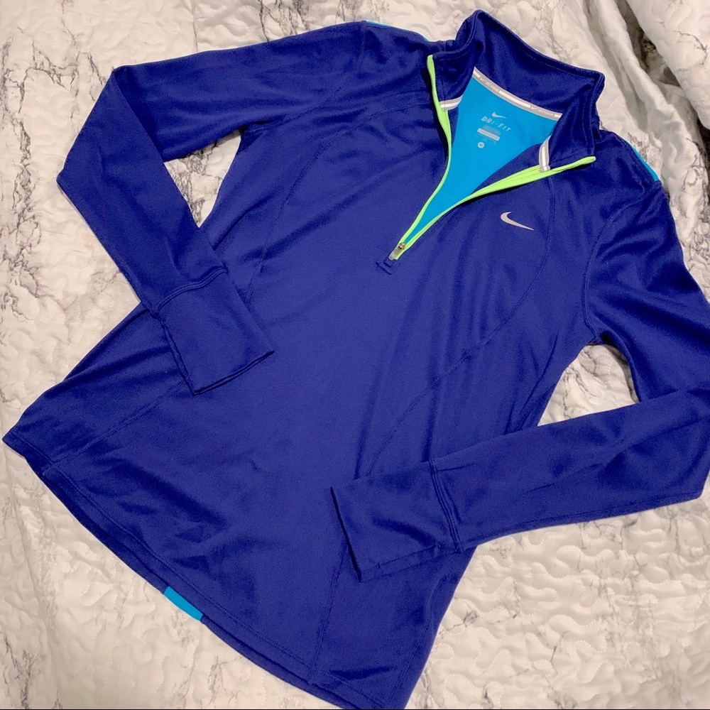 Nike dry fit long sleeve quarter zip